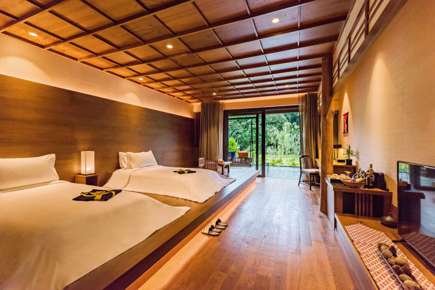 Two Bedroom Grand Terrace Suite 14 OMC Two BR Grand Terrace Suite 02 | Onsen @ Moncham | A Cultural Retreat